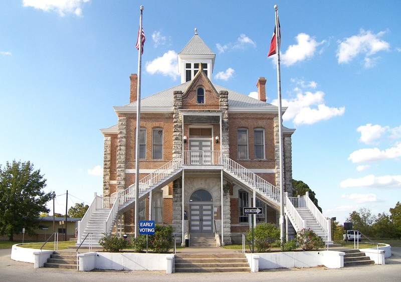 The Grimes County Courthouse was built in 1891.