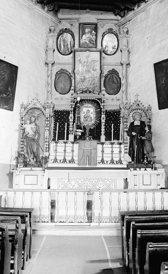 Church Altar in 1934