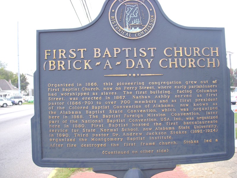 Members of the SCLC and SNCC used First Baptist Church and the Brown Chapel AME Church to plan the Selma to Montgomery marches.