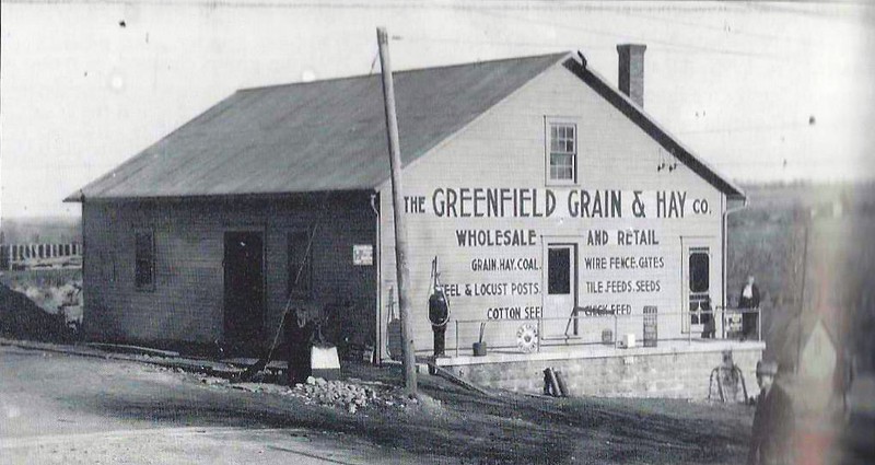 Early image of the Grain and Hay
