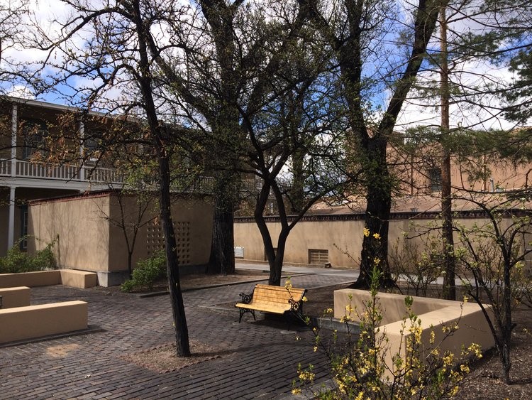 Courtyard of building