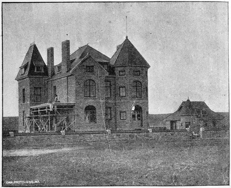 Construction of Lougheed House, 1891