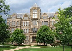 Adelbert Hall was built in 1881 and houses the university's administration offices. A fire gutted it in 1991, but it was eventually restored.