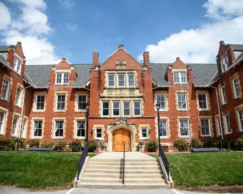 Front of the main Odd Fellows Home