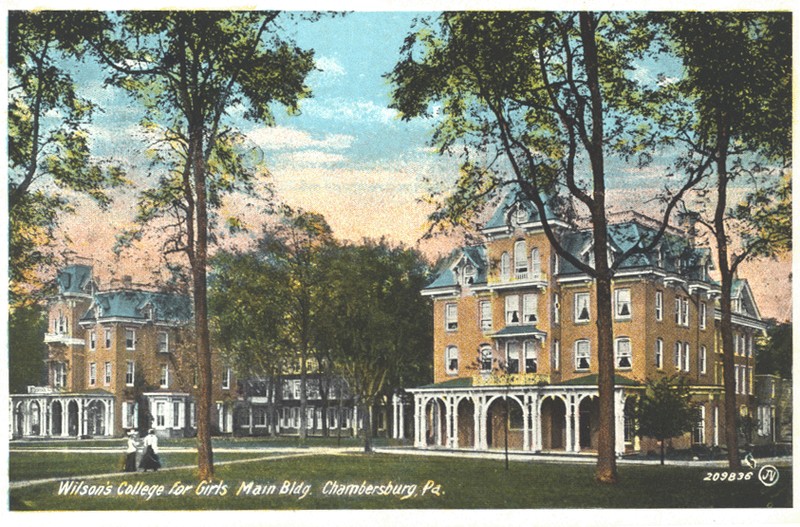 Edgar Hall 1923, served as the Main building for the college campus in 1923.