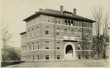 Photo of Chitwood Hall in 1893, the year of its construction.