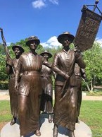 This monument was unveiled in 2016 and will be moved to the Tennessee State Capitol following construction and renovation work on the capitol grounds. 