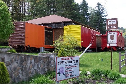 The Youth Museum is inside four authentic boxcars. 