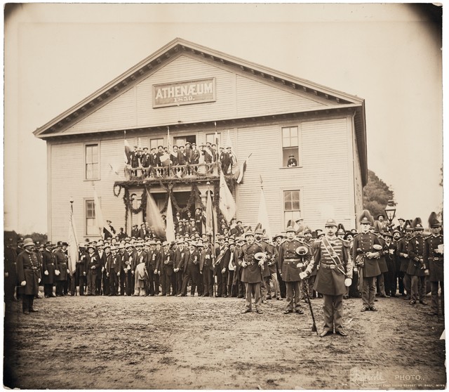 (LOST) The German Athenaeum_1885_corner of Exchange and Sherman