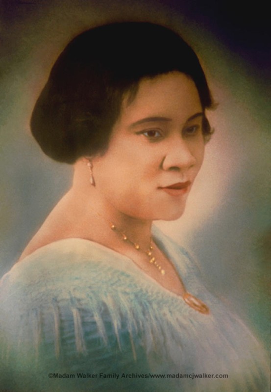 This is another image from the Walker family's personal archives. It is a portrait of Madam C. J. Walker herself.