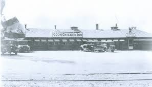 The Coon Chicken Inn's racist imagery began with the front door which was located in the middle of a smiling grin of a caricatured Black porter