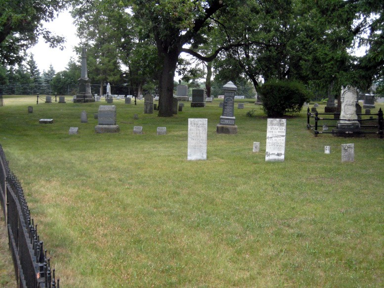 Stony Creek Cemetery view, 2020