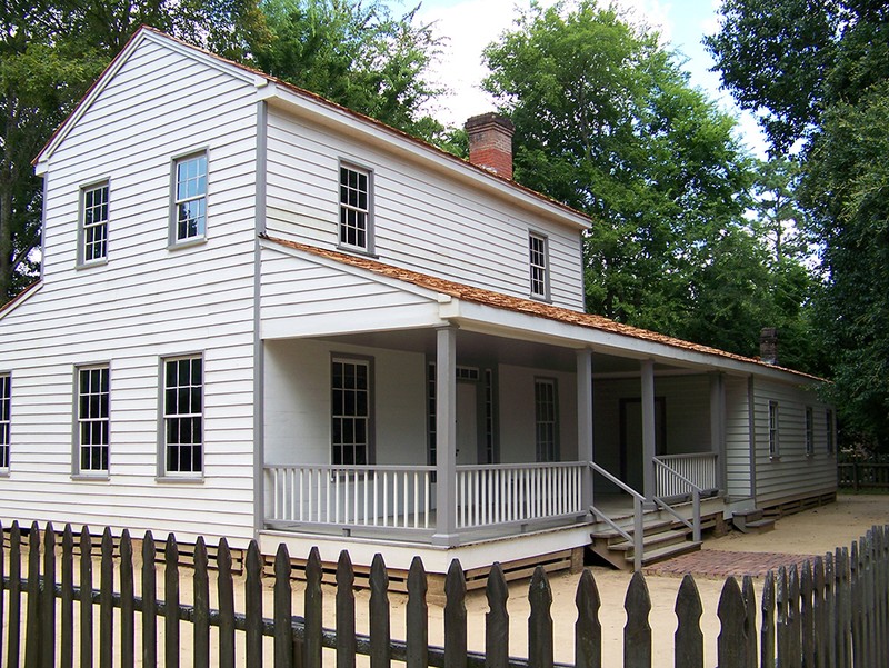 The John Jay French Trading House was built in 1845 and was an important economic hub for the surrounding area.