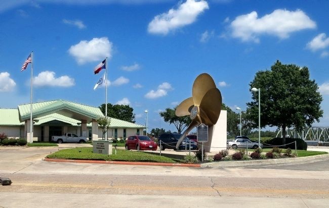 The main entrance to the Port of Beaumont. 