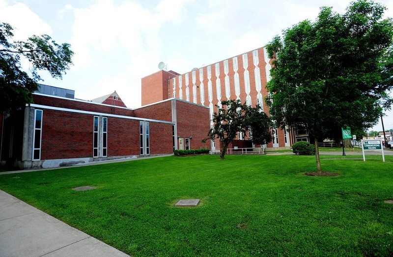 The Communications Building on the east side of Smith Hall contains offices for The Parthenon student newspaper, WMUL radio station, and a television broadcasting studio.