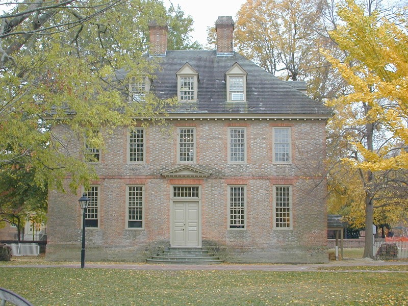 Built in 1723, the Brafferton is the second oldest building at the College of William & Mary. Image obtained from waymarking.com.