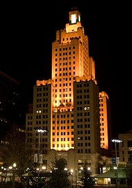 Superman Building at Night