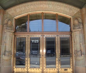 The entrance to the temple