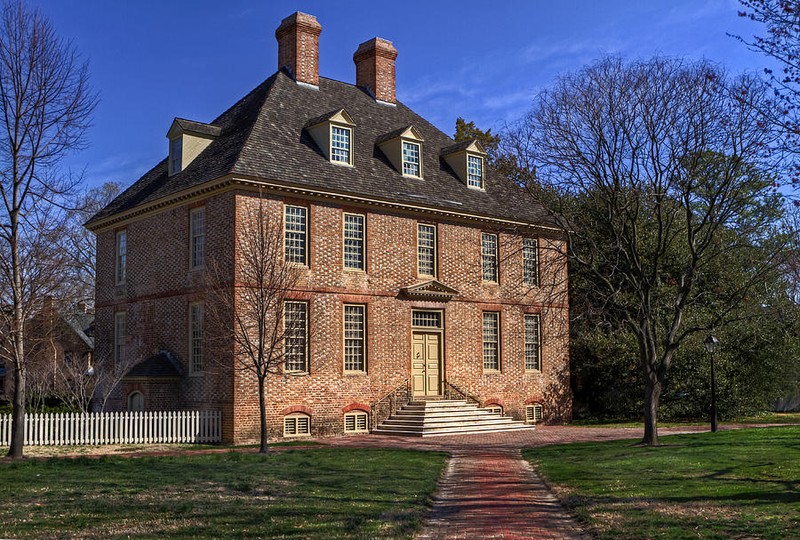 The President's House has been the residence of every William & Mary president except for one. Image obtained from Fine Art America. 