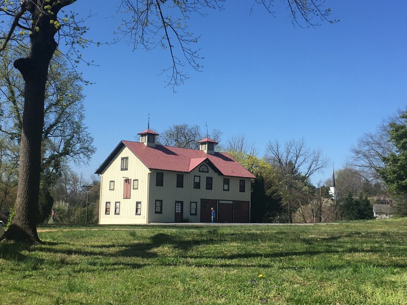 The 1914 carriage house.