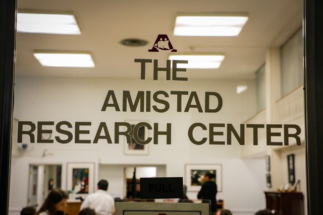 The AMistad Research Center is located in the former main library of Tulane, Tilton Memorial Hall