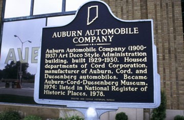 This historical marker is next to the museum