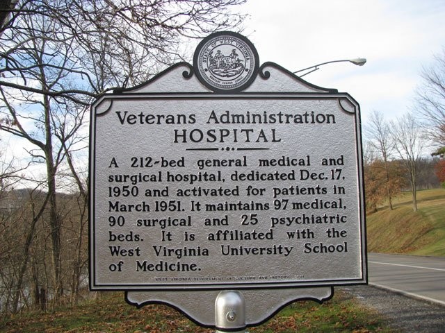 VA Hospital Sign 