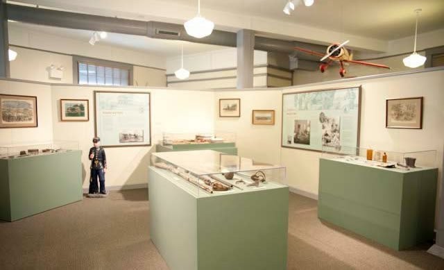 Some of the exhibits at the Crossroads Museum
