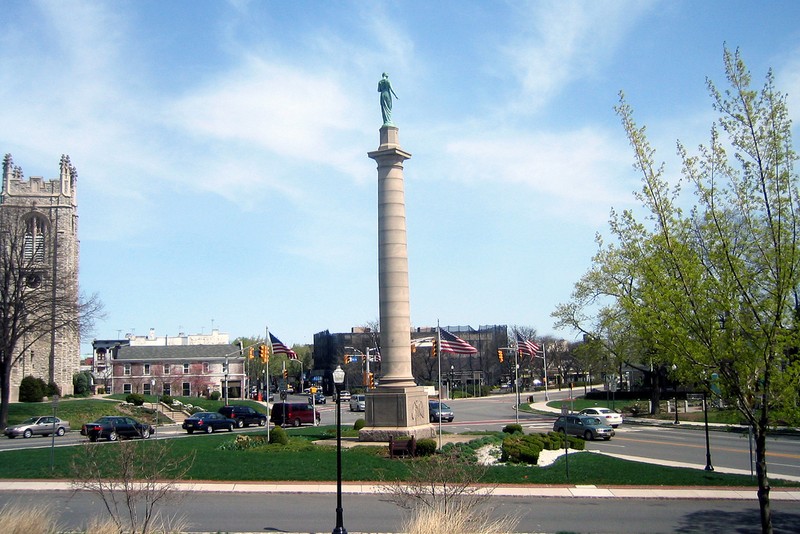 The Westfield World War I Memorial was dedicated on November 11, 1923. The date is significant as it was the fifth anniversary of the armistice that led to the end of the war.