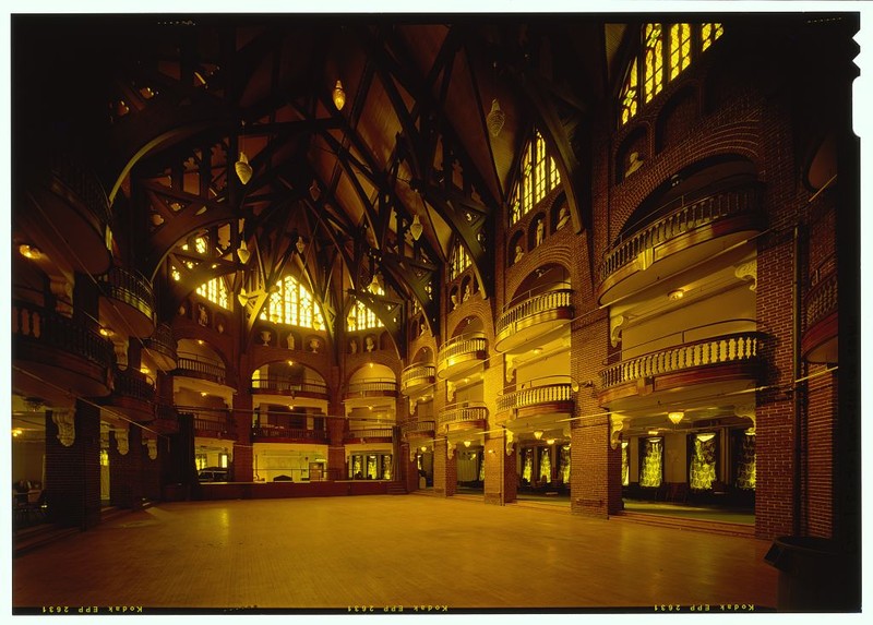 Ballroom at National Park Seminary, HABS, Library of Congress (public domain)