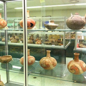 These are some of the many Native American artifacts on display at the museum.