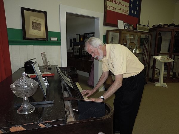 The 1840 piano donated to the museum