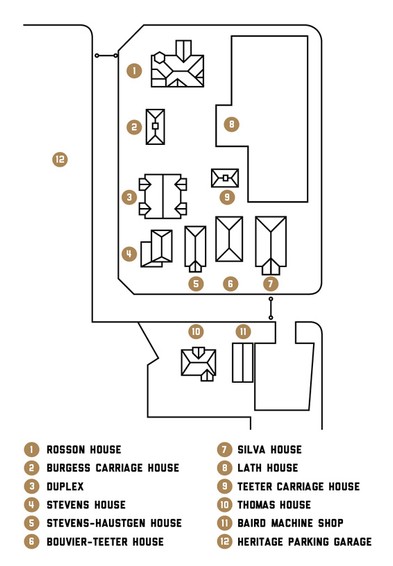 Map of Heritage Square.