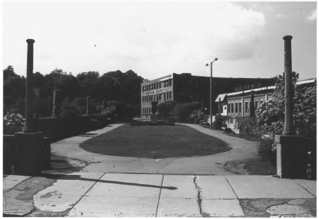 Wide Shot of the Norumbega Mall by Gregory Clancey in October of 1983, Public Domain Photo Provided by NPS