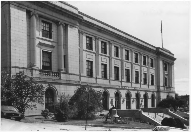 The Old Bangor Post Office and Customs House, which is now City Hall, by Gregory Clancey in October of 1983, Public Domain Photo Provided by NPS