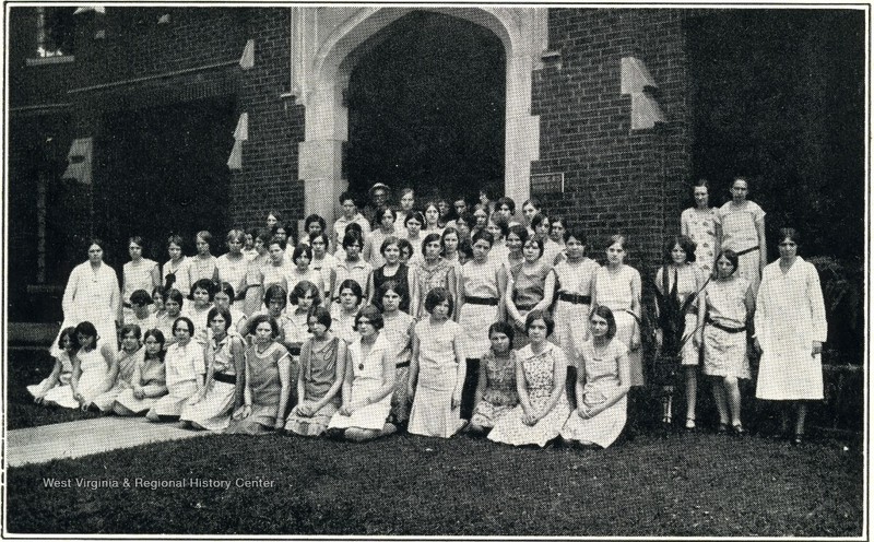 Girls' ward residents, 1930