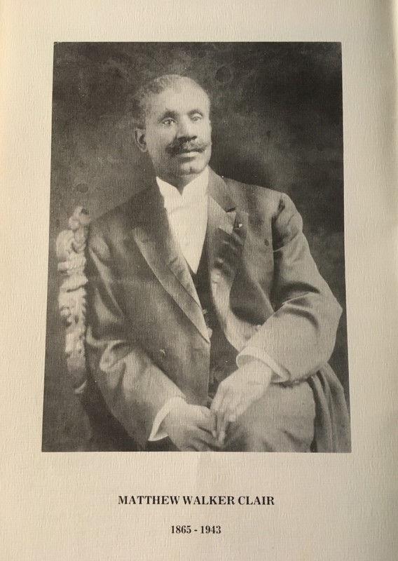 Bishop Matthew W. Clair, Sr 1865-1943 one of the first African American bishops of Methodism