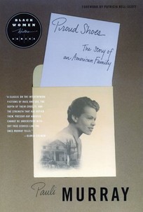 Pauli Murray 's book, "Proud Shoes" is based on a true story of slavery, her mixed race ancestry, and a revealing of a family secret linked to topics of racial identity, miscegenation, and slavery in the South during the pre- Civil War era. 