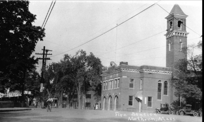 The fire house on Lowell street