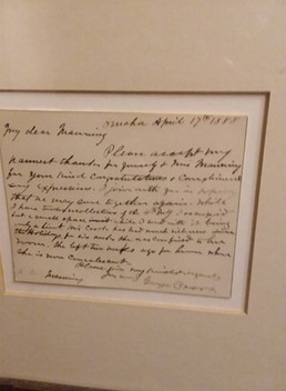 A sample of General George Crook's handwriting.