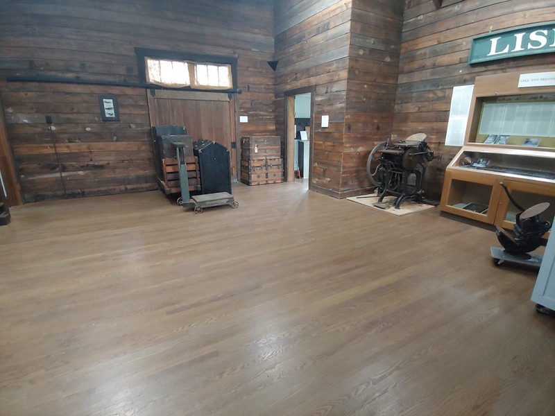 Baggage Room, looking toward the front platform