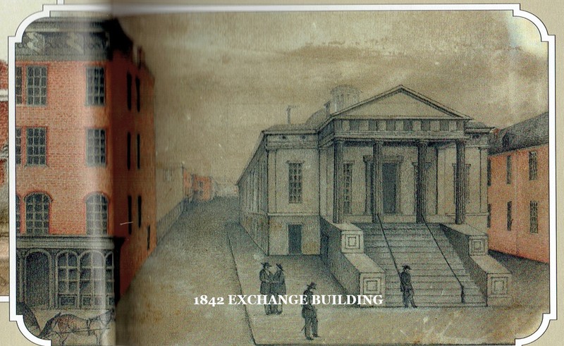 Exchange Building in 1842