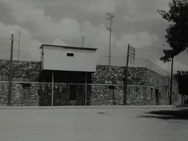 Carl Lewton Baseball Stadium (c 1997 image), originally built as an outdoor amphitheater but very quickly after completion was converted to athletic use. Senator Harry S Truman announced the funding for the project.