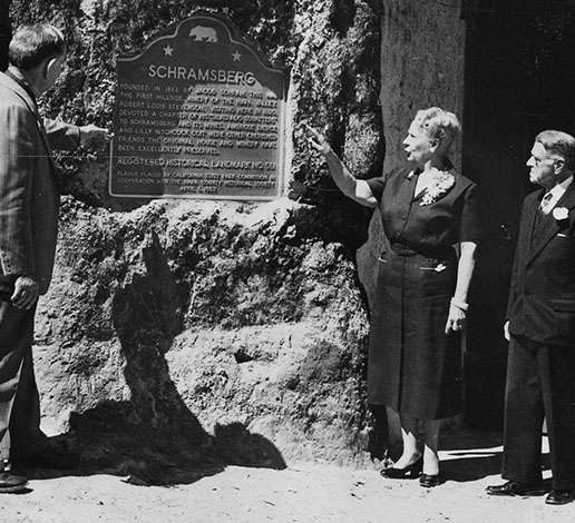 In 1957, the matrix of caves at this historic winery is designated as a historical monument by the California Historical Society