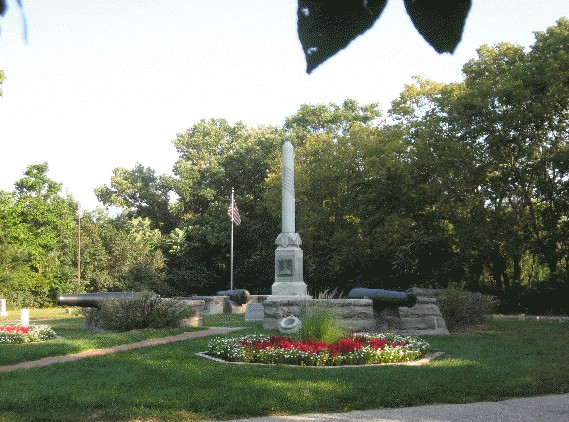 The Kinsman Civil War Monument, present day.