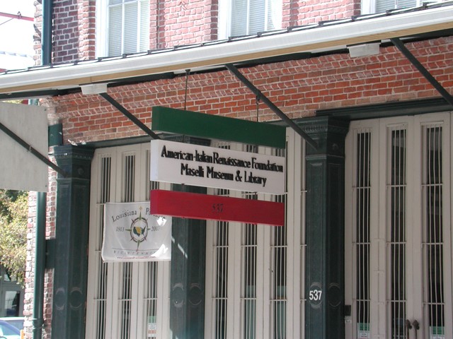The museum tells the history of American Italians in the Southeast