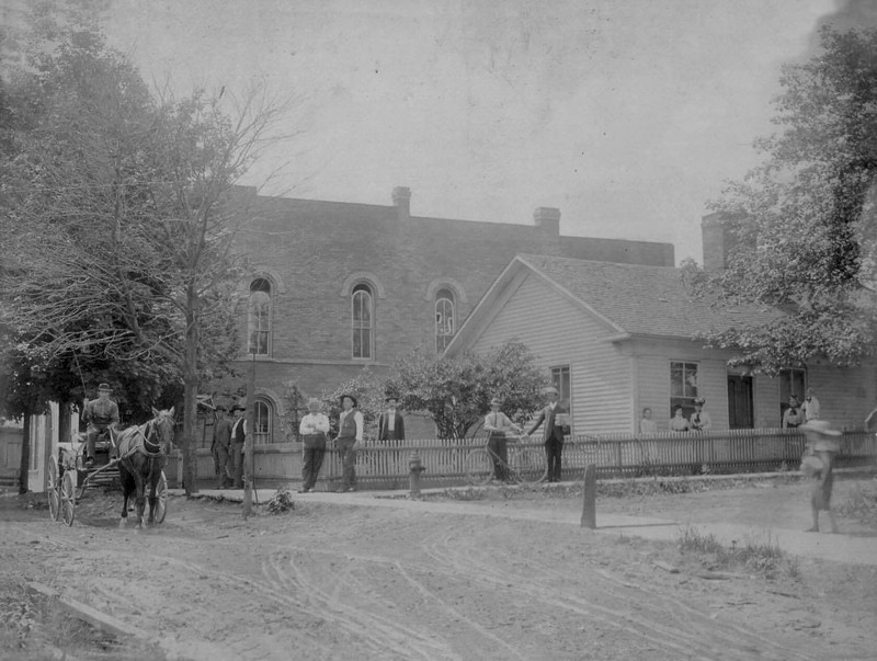 Silas P. Smith's house located next to the opera house that shares his name