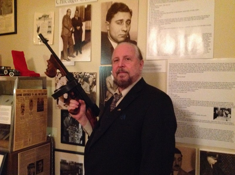 Museum of the American Gangster Museum Owner and Head Curator, Lorcan Ortway. 