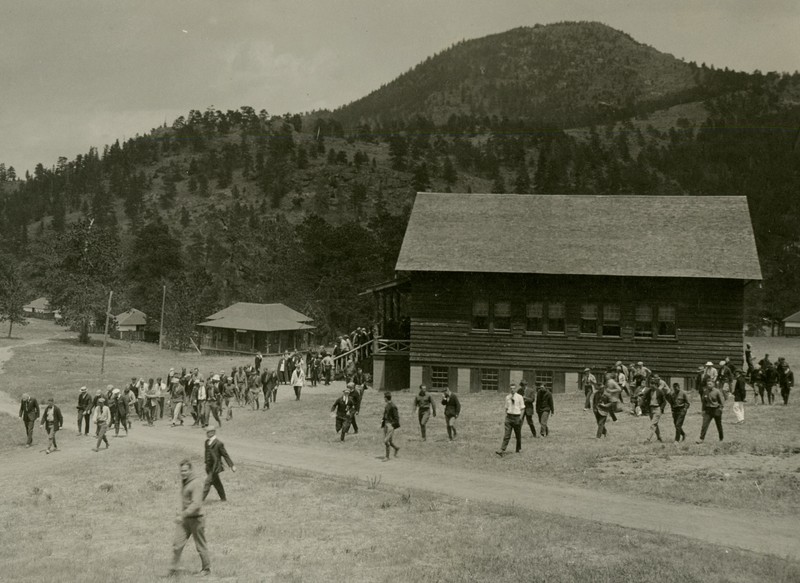 People Leaving Assembly Hall