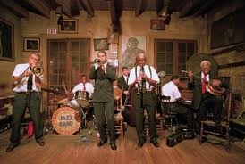 Jazz band performs at Preservation Hall